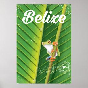 Póster cartel de viaje vintage de dibujos animados de ran