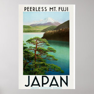 Póster Cartel de viaje vintage de Japón de los años 30