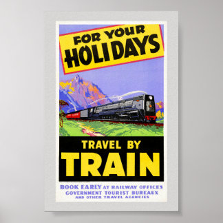 Póster Cartel de viaje vintage de Nueva Zelanda restaurad