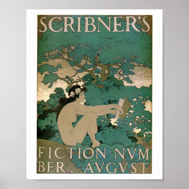 PÓSTER CARTEL DE VINTAGE MAXFIELD PARRIS 1897 (Frente)