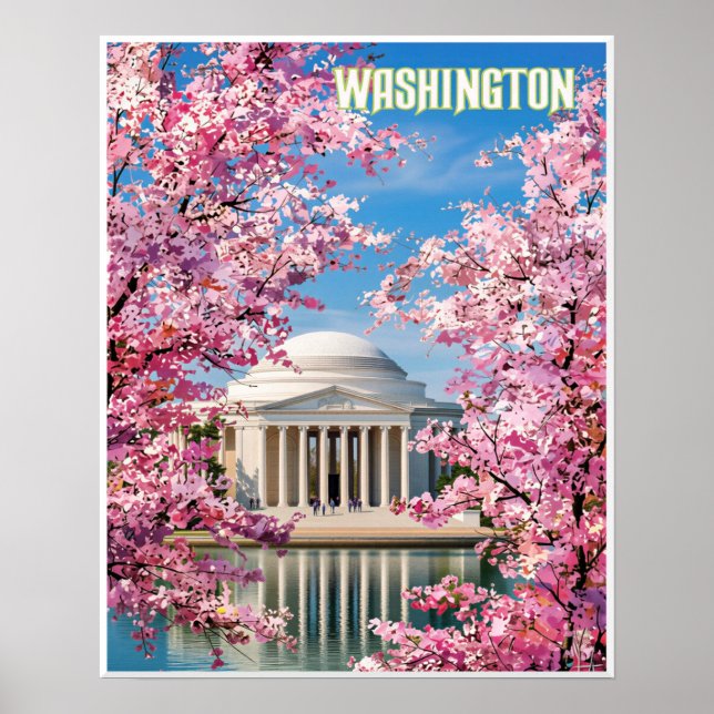Póster Cartel de Washington DC (Frente)
