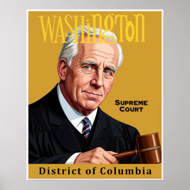 Póster Cartel de Washington DC (Frente)