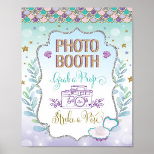 Póster Cartel decorativo para cabina de fotos de Sirena S