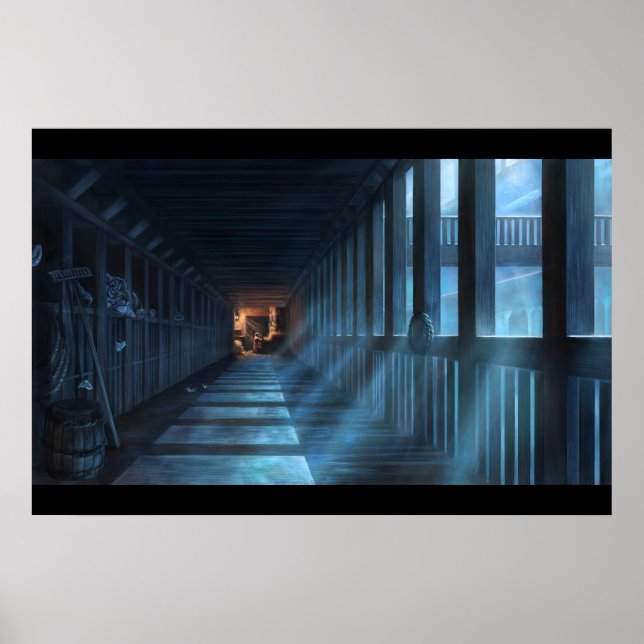 Póster Cartel del Arca de Noé - Interior del Arca (Frente)