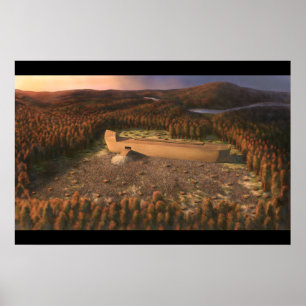 Póster Cartel del Arca de Noé - Panorama del Arca