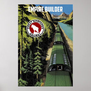 Póster Cartel del Great Northern Railway