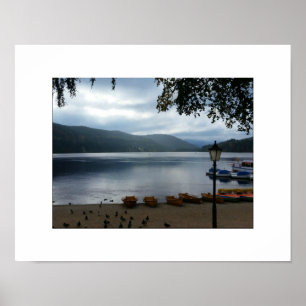 Póster Cartel del lago Titisee Alemania