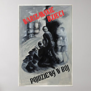 Póster Cartel del Levantamiento de Varsovia Incluso los n