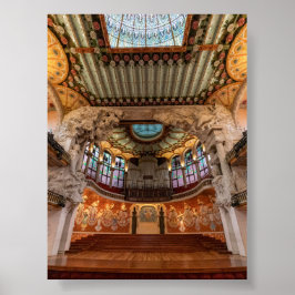 Póster cartel del Palau de la Música Catalana
