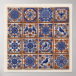 Póster Cartel del Patrimonio de Baldosas de Talavera — Ar
