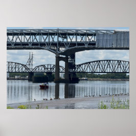 Póster Cartel del puente Betsy Ross Filadelfia