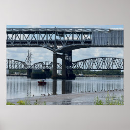 Póster Cartel del puente Betsy Ross Filadelfia