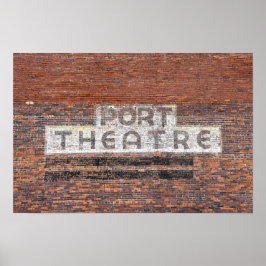 Póster Cartel del Teatro Port, Port St. Joe, Florida