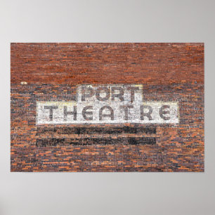 Póster Cartel del Teatro Port, Port St. Joe, Florida