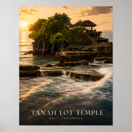 Póster Cartel del Templo Tanah Lot Bali