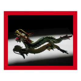 Póster Cartel - Dragón en Foco
