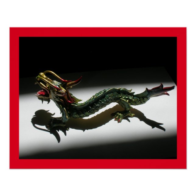 Póster Cartel - Dragón en Foco (Anverso)