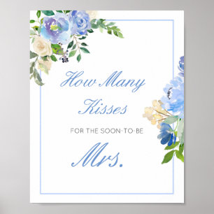 Póster Cartel Editable de Adivina Cuántos Besos para la S