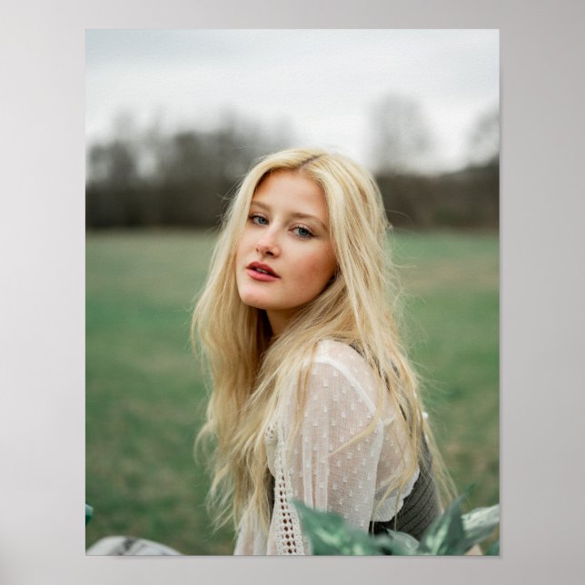 Póster Cartel Fotográfico Retrato Graduación Boda (Frente)