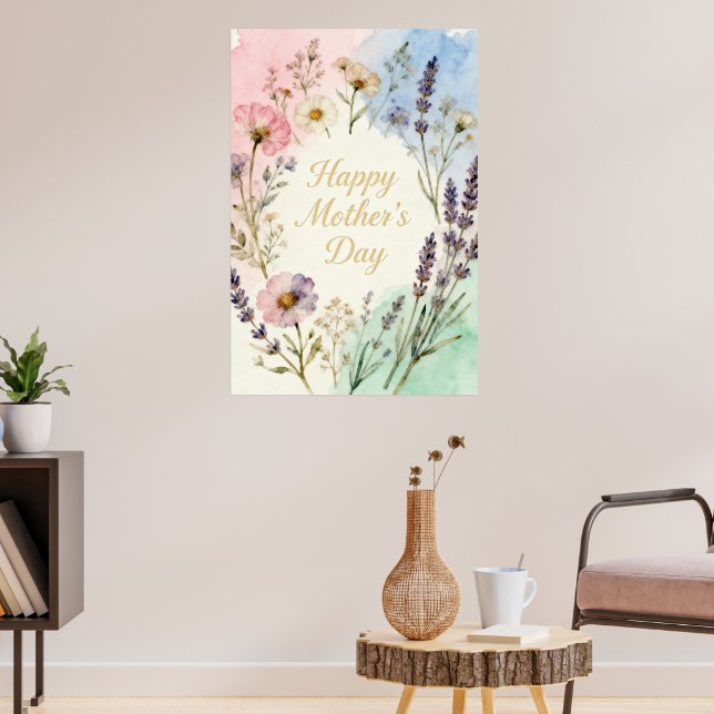 Póster Cartel Happy Mothers Day (Salón 3)