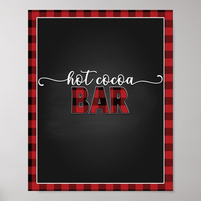 Póster Cartel/Letrero de 8x10 para la barra de chocolate  (Frente)