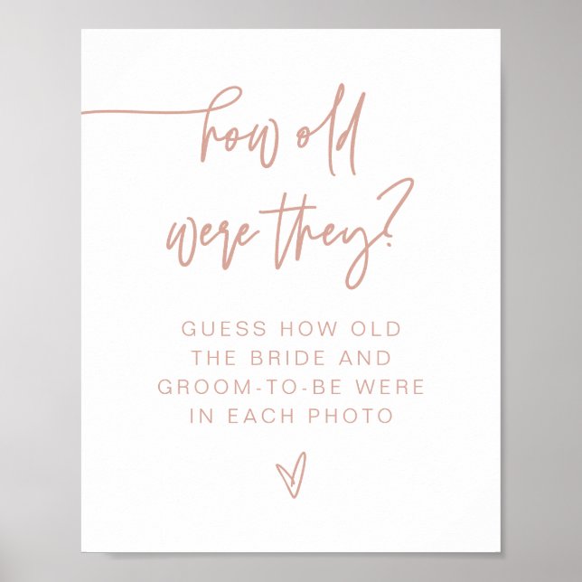 Póster Cartel moderno de tono rosa MARLO Blush con la pre (Frente)