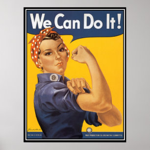 Póster cartel motivacional Podemos hacerlo