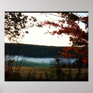 Póster cartel NIEBLA MATUTINA EN NEWFIELD NUEVA YORK