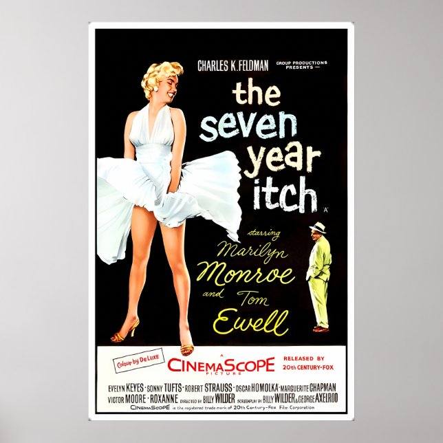 Póster Cartel Retro de la Película La Comezón del Séptimo (Frente)