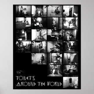 Póster Cartel Toilets - Camarones trotones