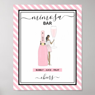 Póster Cartel único de barra de Mimosa