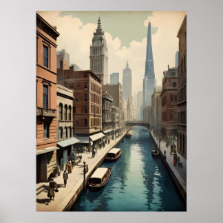 Póster Cartel vintage de Sydney