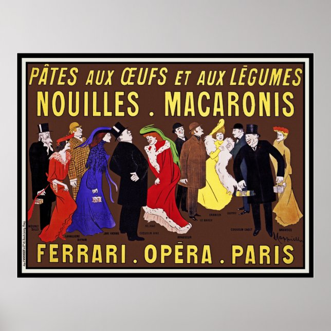 Póster Cartel vintage: Leonetto Cappiello: (Frente)