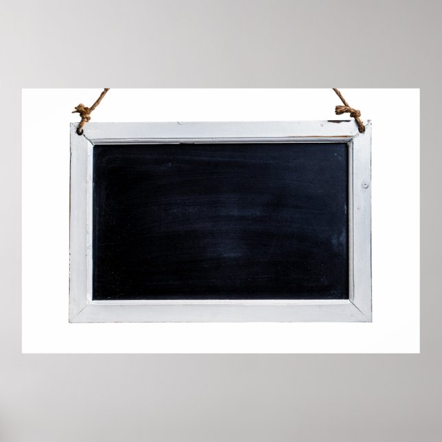 Póster Carteles de cartón negro (Frente)