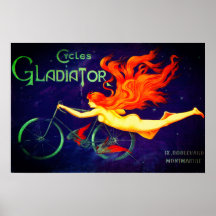 Carteles de ciclismo francés Gladiator de Ciclos V