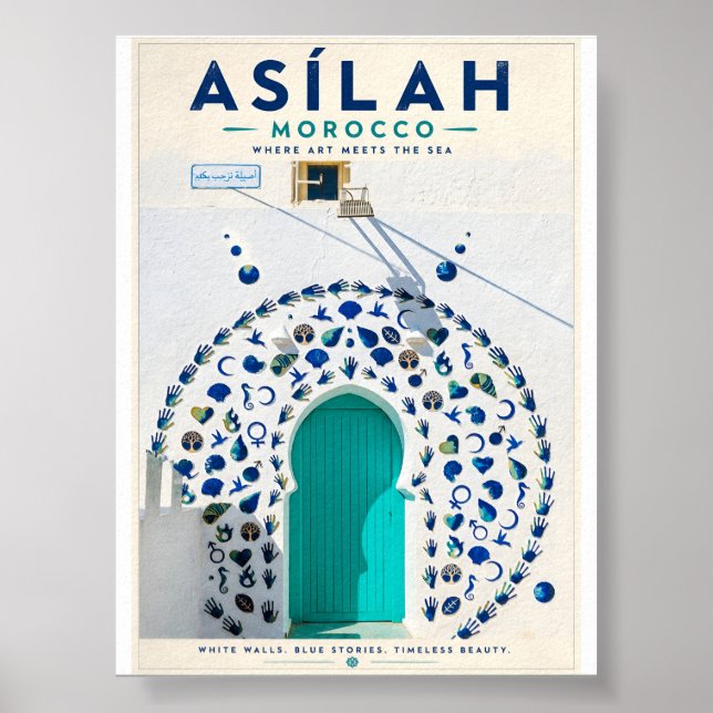 Póster carteles de Marruecos (Frente)