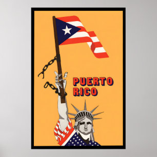 Póster Carteles políticos del mundo de solidaridad con Pu