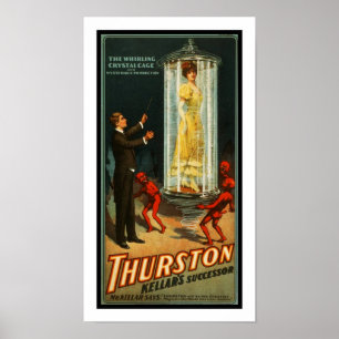 Póster Carteles Teatro Vintage Thurston Mago