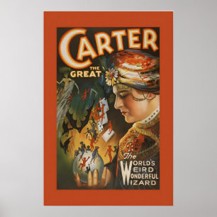 Póster Carter el Grande Estilo Clásico Vintage de los año