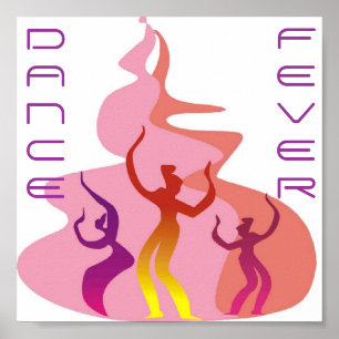 Póster Cartera 11x11 de la fiebre de la danza