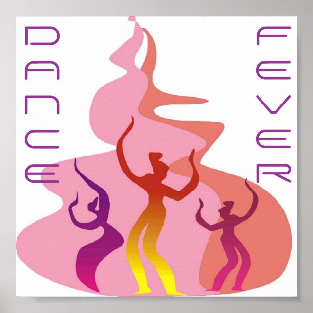 Póster Cartera de Fiebre de Baile 11x11 (Frente)