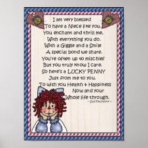 Póster Cartera-Niece-Lucky Penny-Glue Penny On