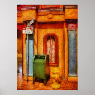 Póster Cartero - Prohibido Estacionar