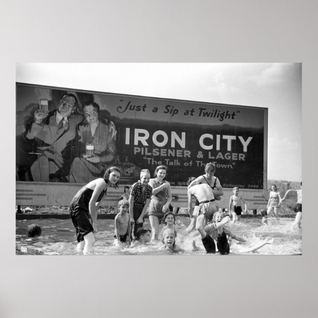 Póster Cartón de cerveza, 1938 (Frente)