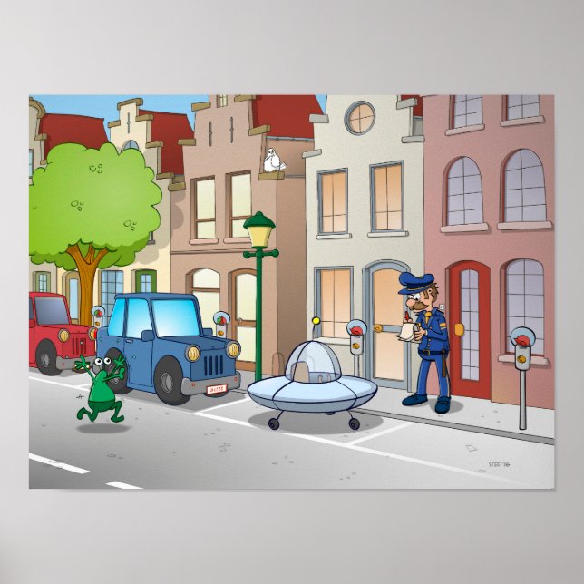 Póster Cartoon; je moet het zien om het te geloven.  (Frente)