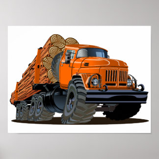 Póster Cartoon truck