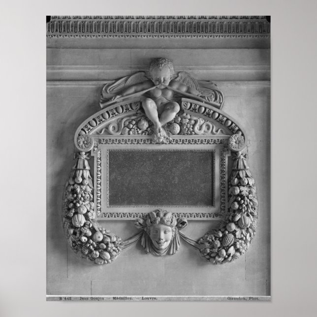Póster Cartouche del Tribune de los Caryatids (Frente)