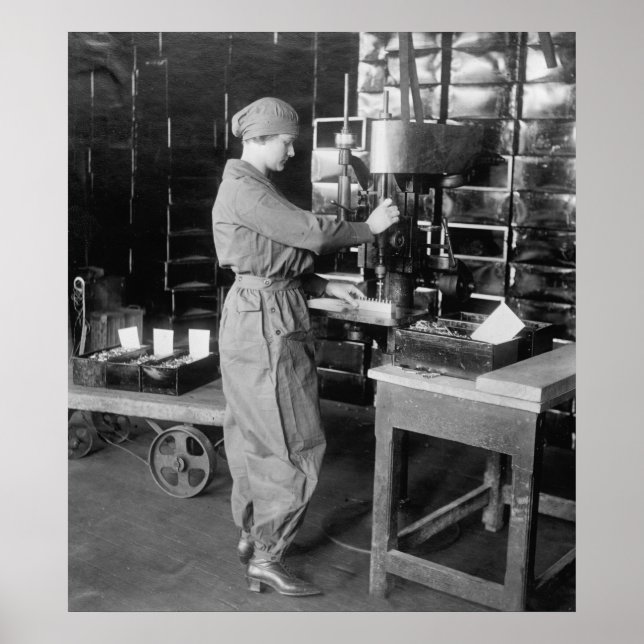 Póster Cartuchos de municiones para perforación en el pri (Frente)