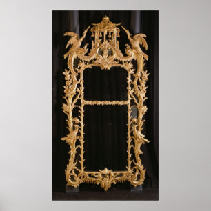 Póster Carved mirror, c.1760