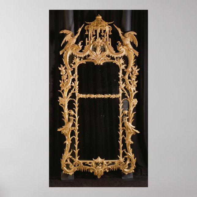 Póster Carved mirror, c.1760 (Frente)